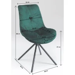 KARE Design Chaise Mila Vert