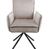 KARE Design Chaise Pivotante A. Acc. Chelsea Gris
