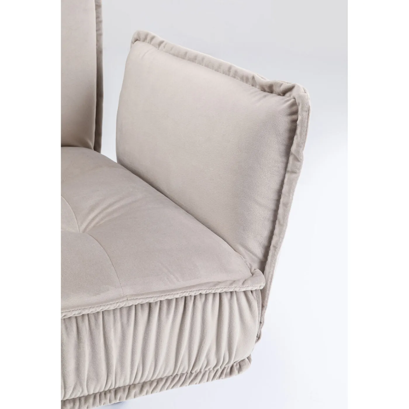 KARE Design Chaise Pivotante A. Acc. Chelsea Gris