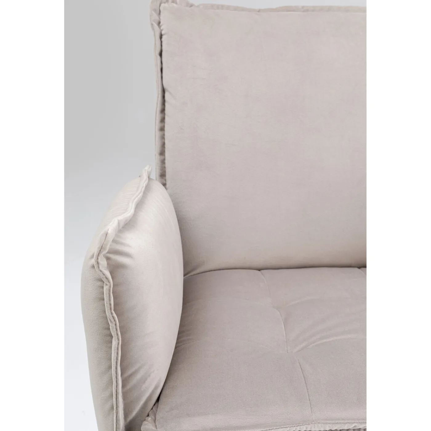 KARE Design Chaise Pivotante A. Acc. Chelsea Gris