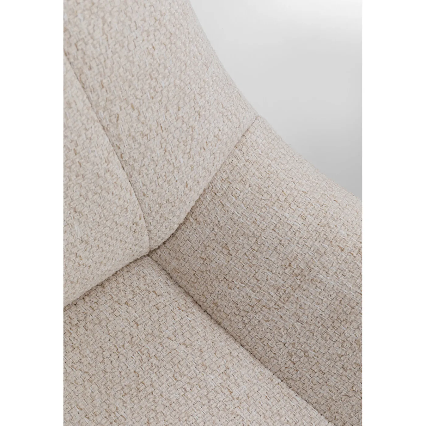 KARE Design Chaise Pivotante Blade Creme