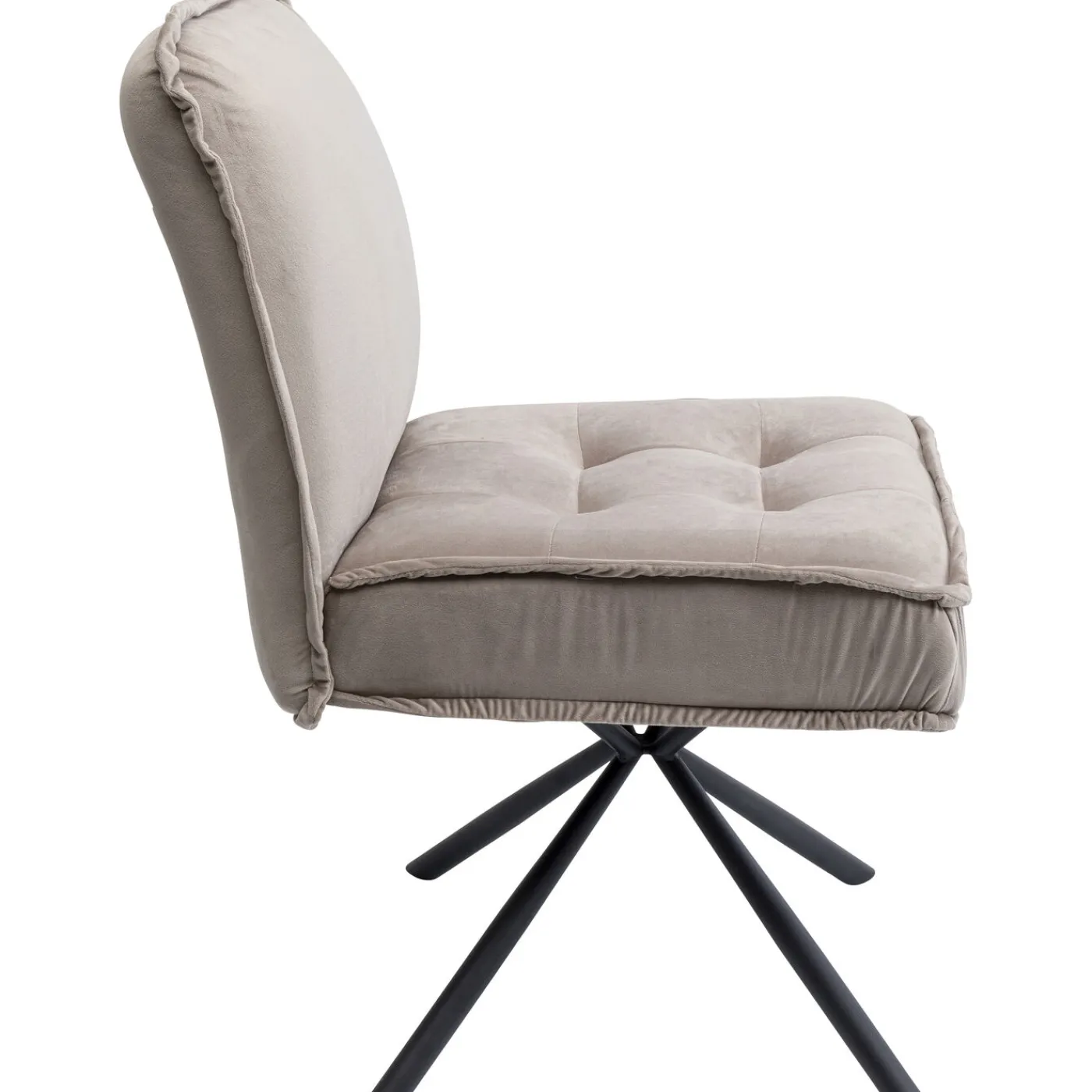 KARE Design Chaise Pivotante Chelsea Gris