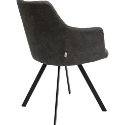KARE Design Chaise Pivotante Coco Anthracite