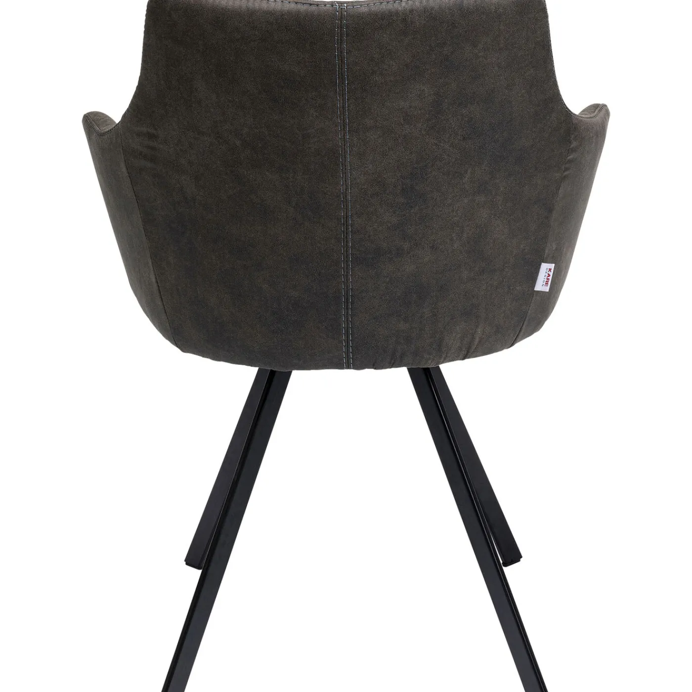 KARE Design Chaise Pivotante Coco Anthracite