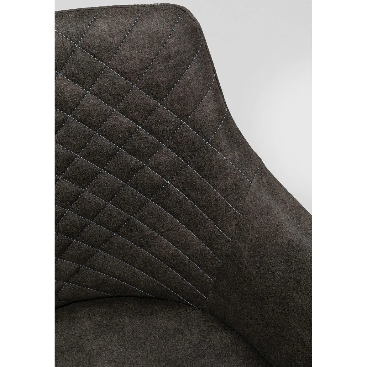 KARE Design Chaise Pivotante Coco Anthracite