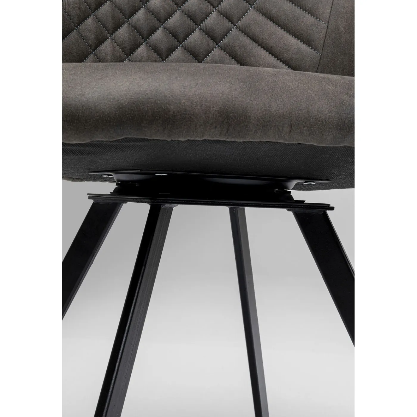KARE Design Chaise Pivotante Coco Anthracite
