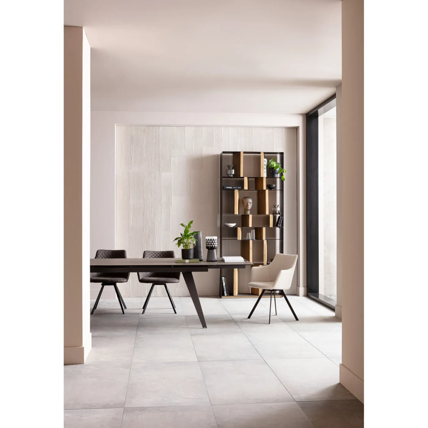 KARE Design Chaise Pivotante Coco Creme