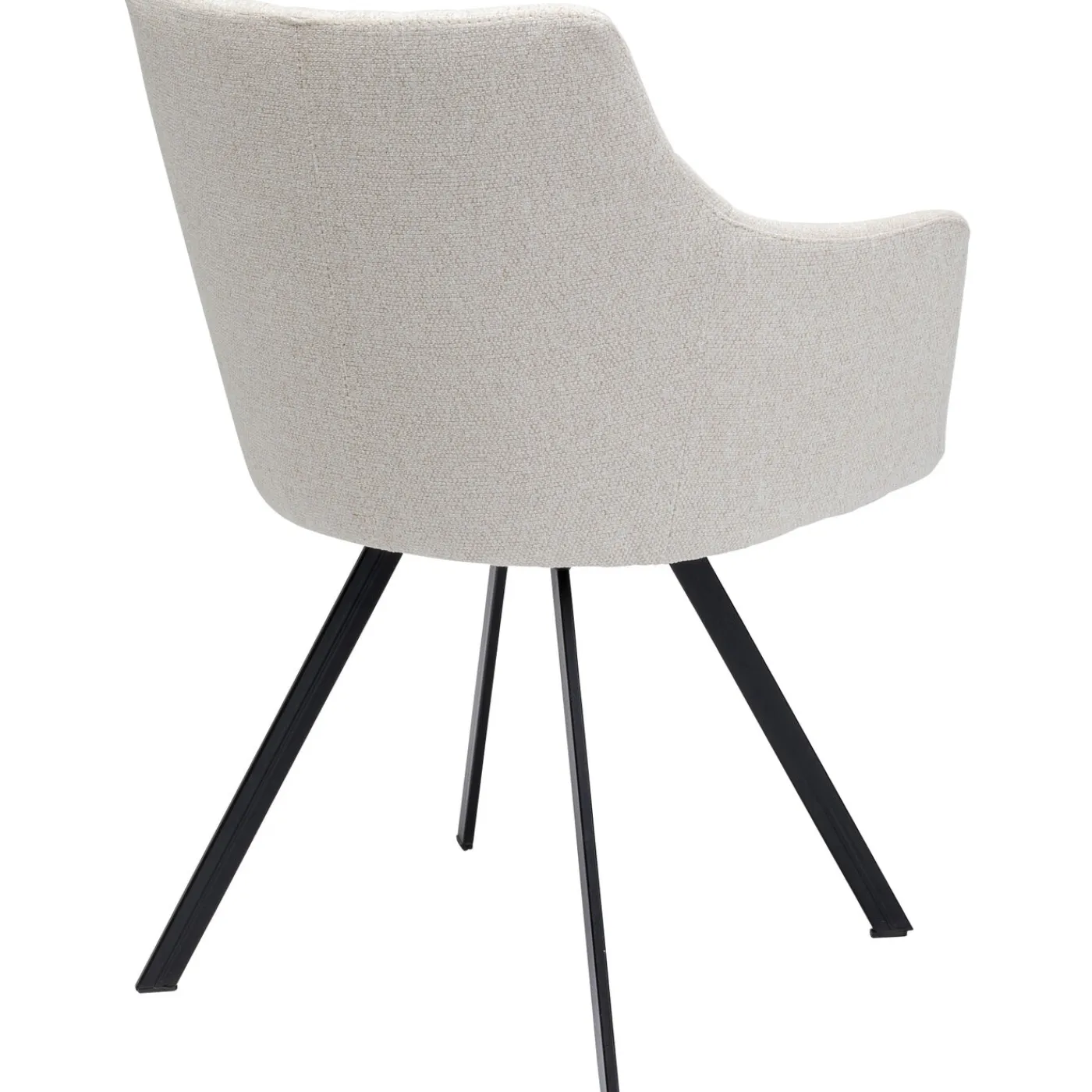 KARE Design Chaise Pivotante Coco Creme