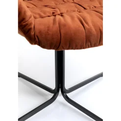 KARE Design Chaise Pivotante Colmar Rouge