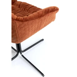 KARE Design Chaise Pivotante Colmar Rouge