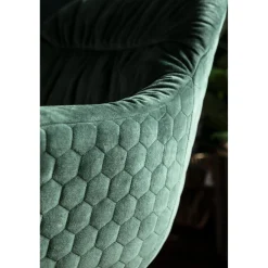 KARE Design Chaise Pivotante Colmar Vert