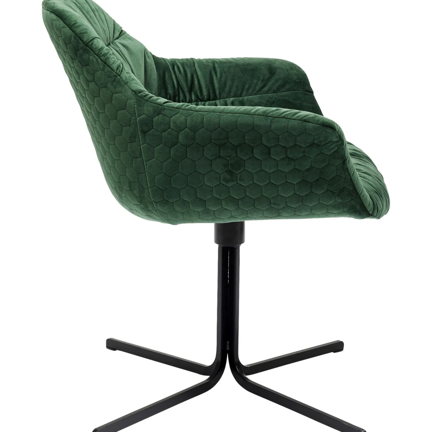 KARE Design Chaise Pivotante Colmar Vert