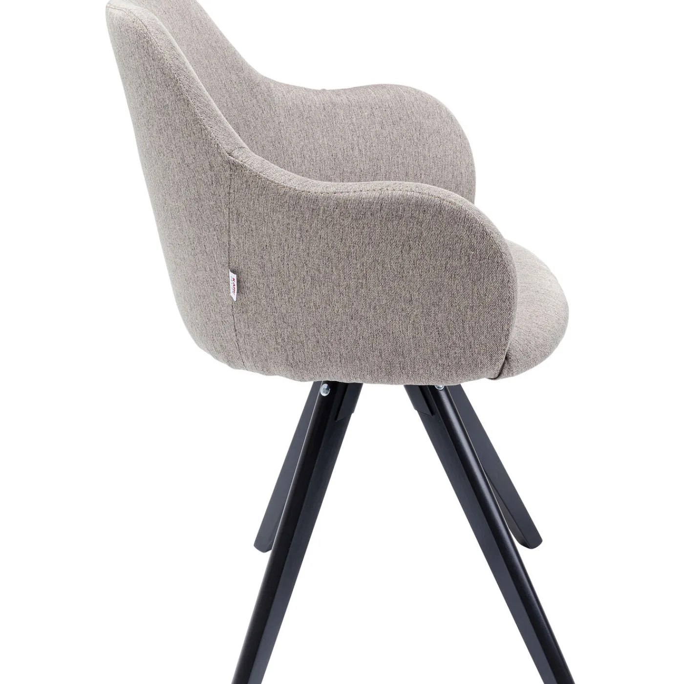 KARE Design Chaise Pivotante Lady Loco Taupe