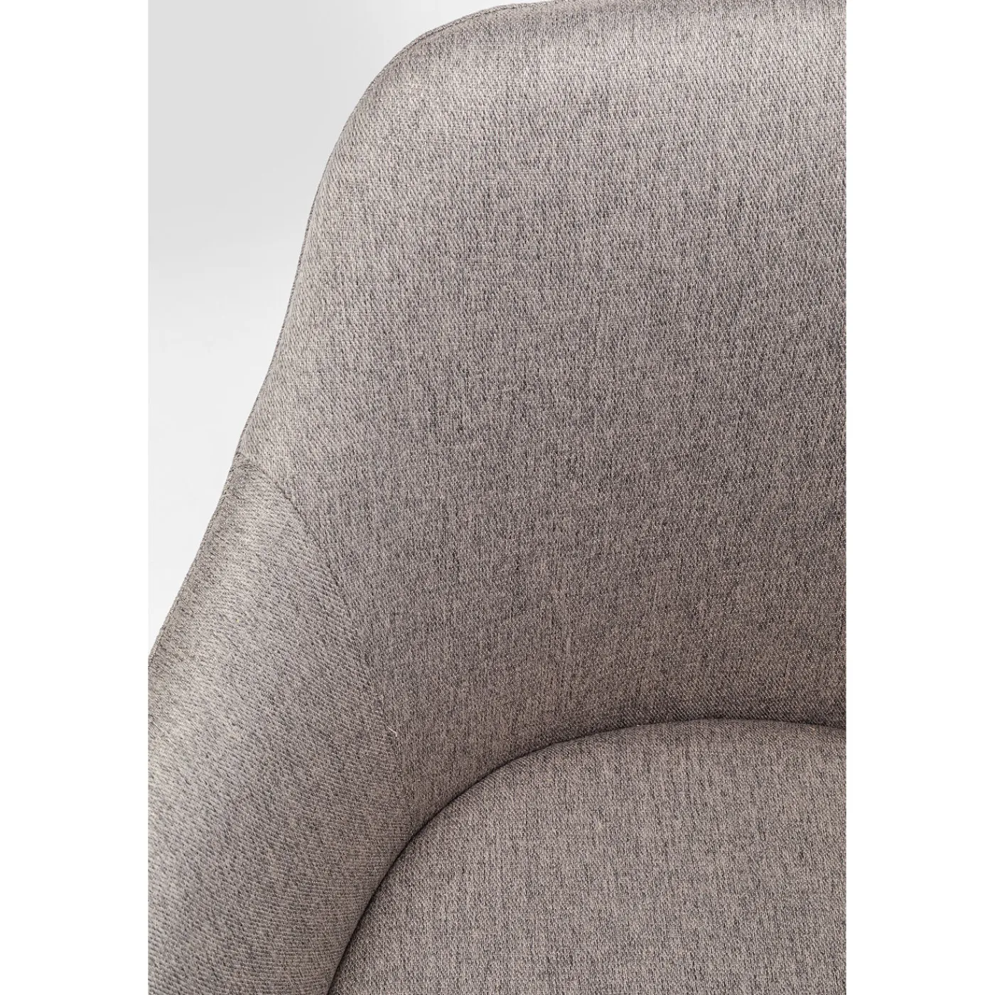 KARE Design Chaise Pivotante Lady Loco Taupe