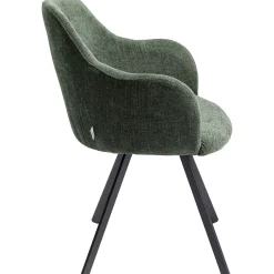 KARE Design Chaise Pivotante Lady Loco Coco Vert