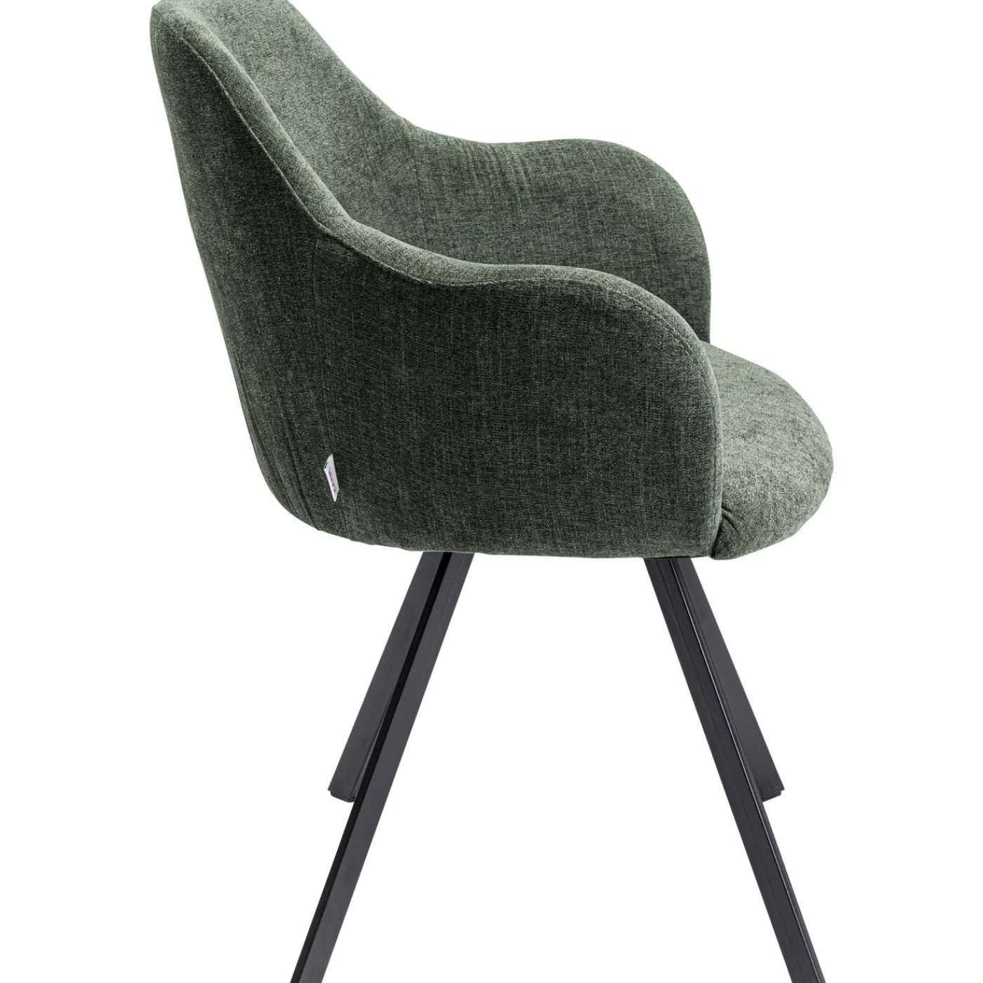 KARE Design Chaise Pivotante Lady Loco Coco Vert