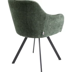 KARE Design Chaise Pivotante Lady Loco Coco Vert