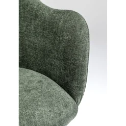 KARE Design Chaise Pivotante Lady Loco Coco Vert