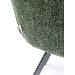 KARE Design Chaise Pivotante Lady Loco Coco Vert