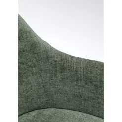 KARE Design Chaise Pivotante Lady Loco Coco Vert