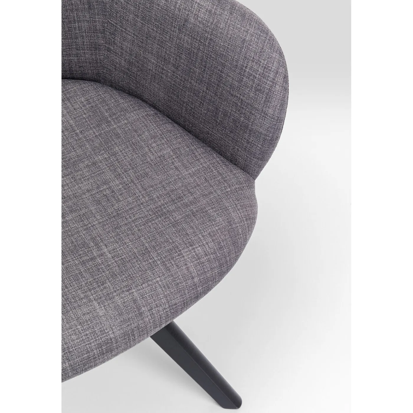 KARE Design Chaise Pivotante Madame Gris