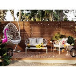 KARE Design Chaise Suspendue Ibiza Blanc