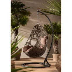 KARE Design Chaise Suspendue Ibiza Marron