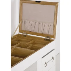 KARE Design Coiffeuse Diva Croco Blanche (4 Pcs)