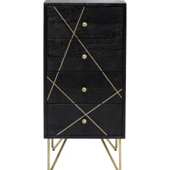 KARE Design Commode Gold Vein 4 Tiroirs 40X88Cm