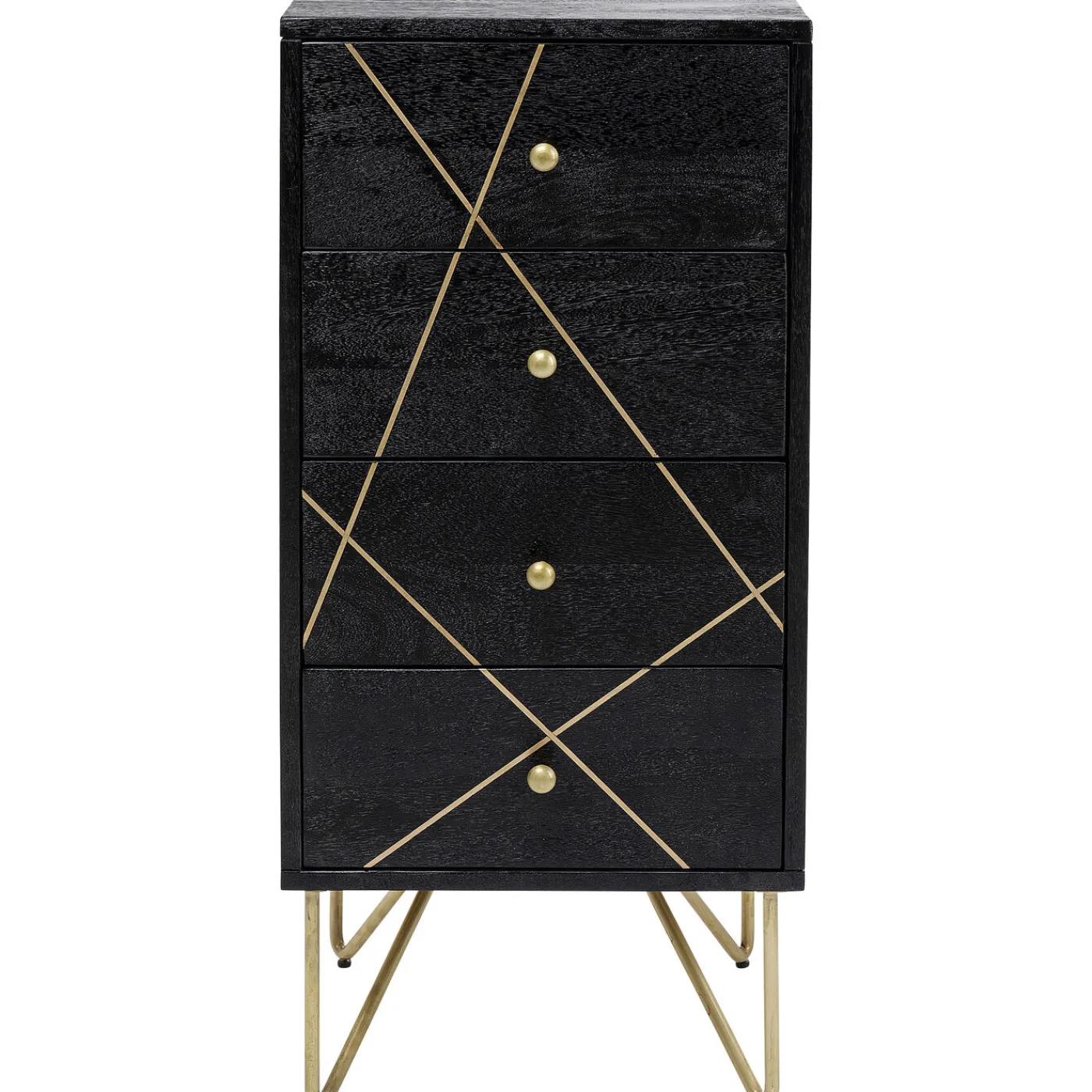 KARE Design Commode Gold Vein 4 Tiroirs 40X88Cm