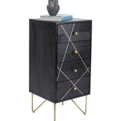 KARE Design Commode Gold Vein 4 Tiroirs 40X88Cm