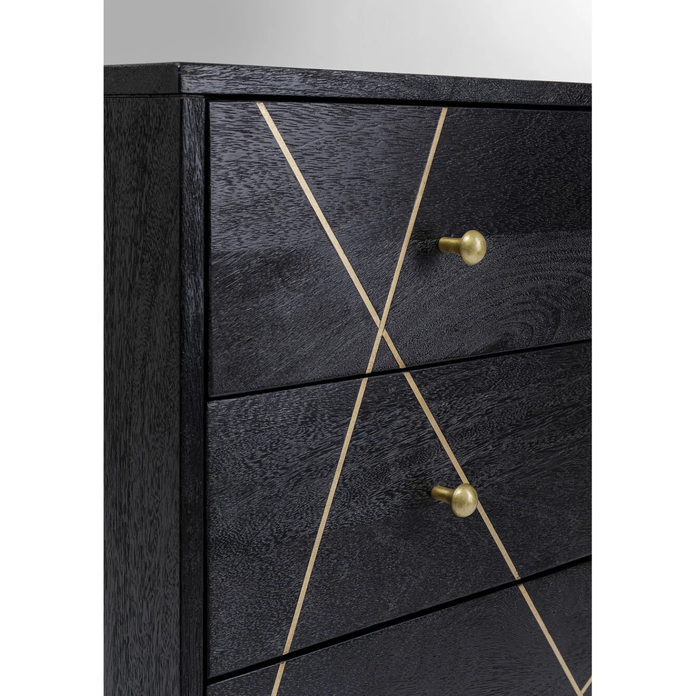 KARE Design Commode Gold Vein 4 Tiroirs 40X88Cm