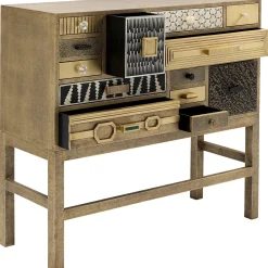 KARE Design Commode Haute Chalet Dore 13 Tiroirs
