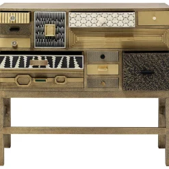 KARE Design Commode Haute Chalet Dore 13 Tiroirs