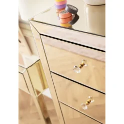 KARE Design Commode Haute Luxury Champagne 5-Tiroirs