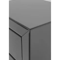 KARE Design Commode Haute Luxury Push 5 Tiroirs Gris