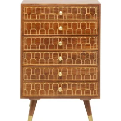 KARE Design Commode Haute Muskat 6 Tiroirs