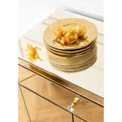 KARE Design Commode Luxury Champagne 2-Portes,1-Tiroir