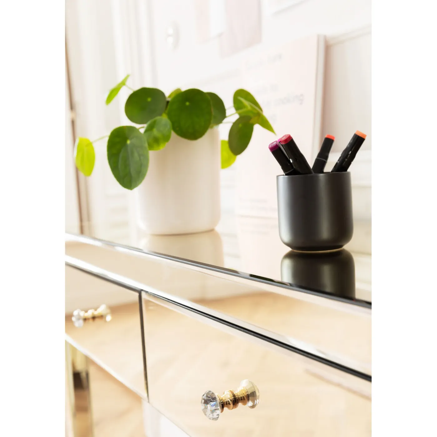 KARE Design Console Luxury Champagne