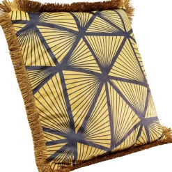 KARE Design Coussin Abstract Fringe 45X45Cm