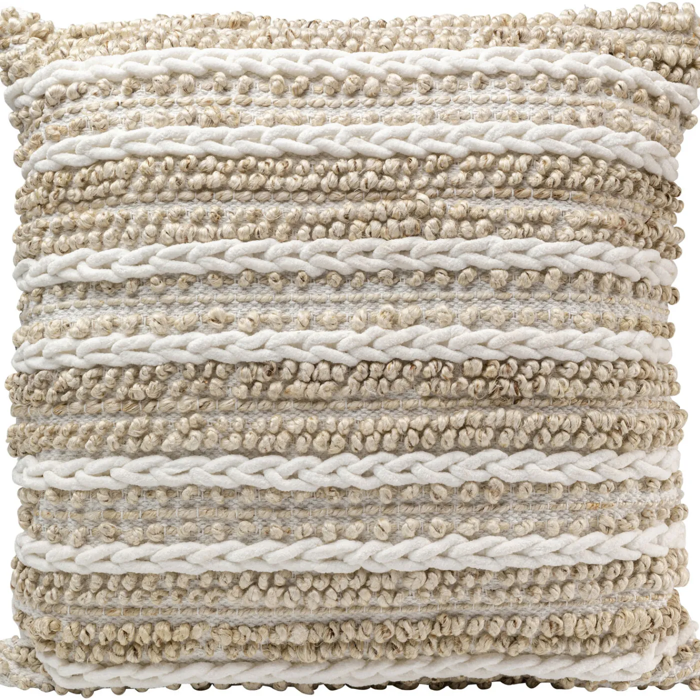 KARE Design Coussin D Assise Loop Knit Beige 60X60Cm