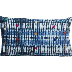 KARE Design Coussin Desna Patchwork Bleu 60X35Cm
