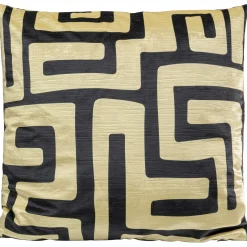 KARE Design Coussin Labyrinth Noir 45X45Cm