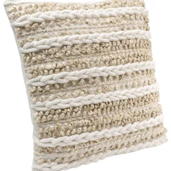 KARE Design Coussin Loop Knit Beige 45X45Cm