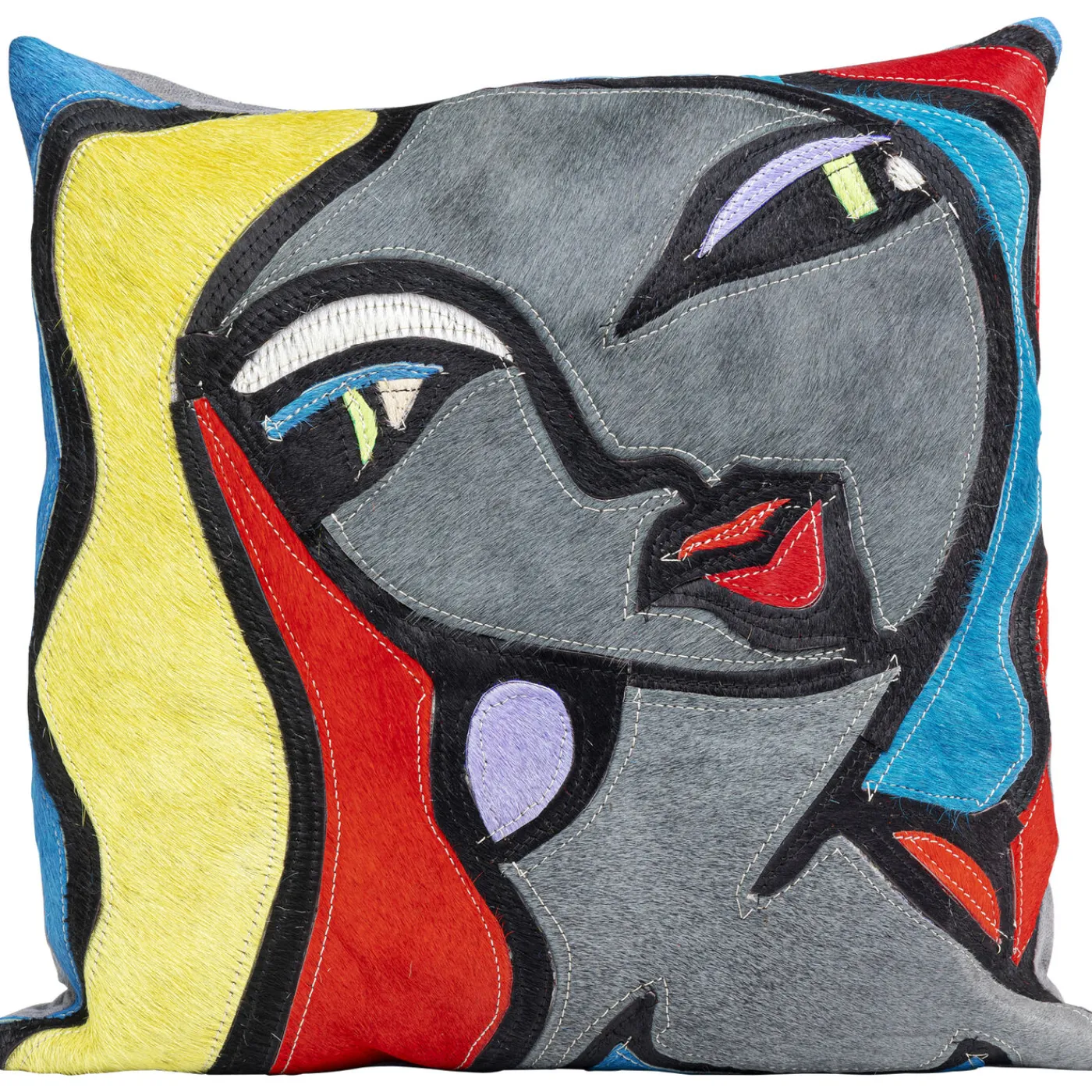 KARE Design Coussin Monique Blond Hair 40X40Cm