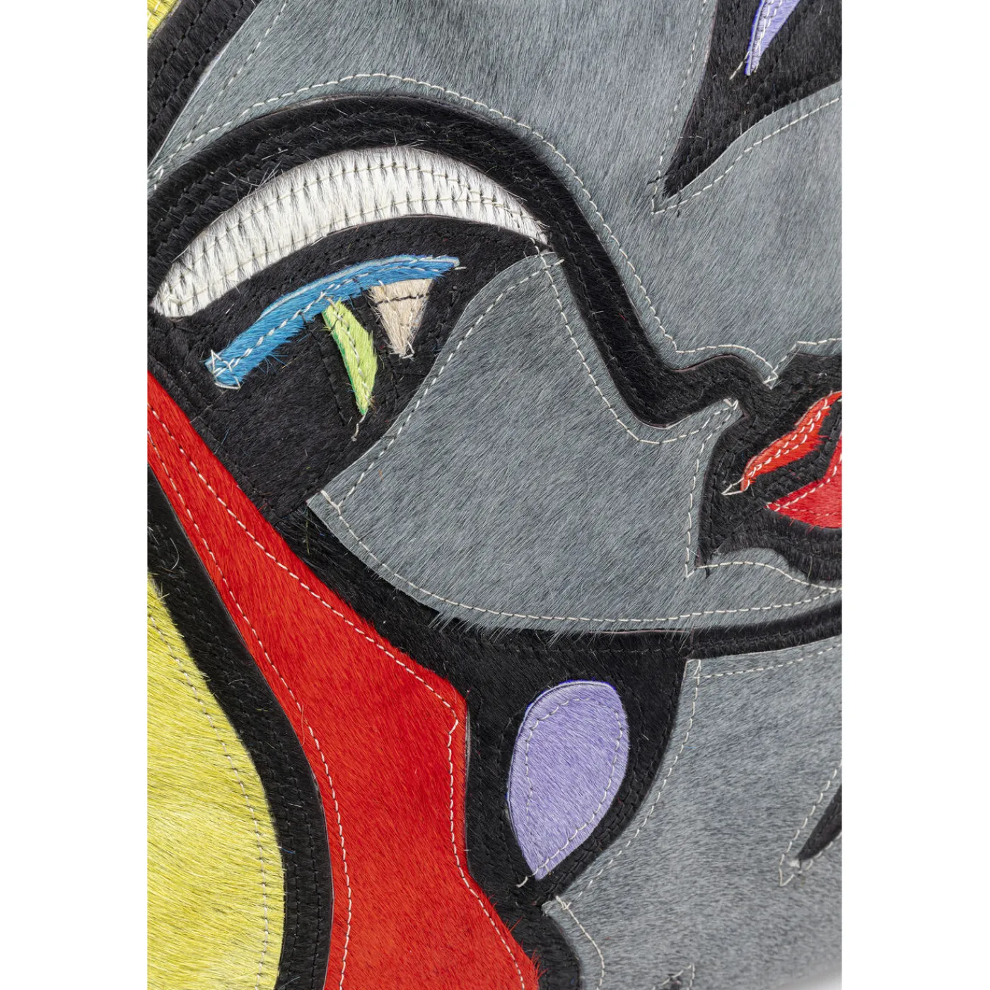 KARE Design Coussin Monique Blond Hair 40X40Cm