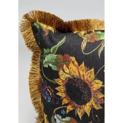 KARE Design Coussin Sunflower Fringe 45X45Cm