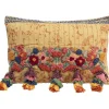 KARE Design Coussin Textured Tassels 50X35Cm