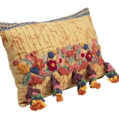 KARE Design Coussin Textured Tassels 50X35Cm