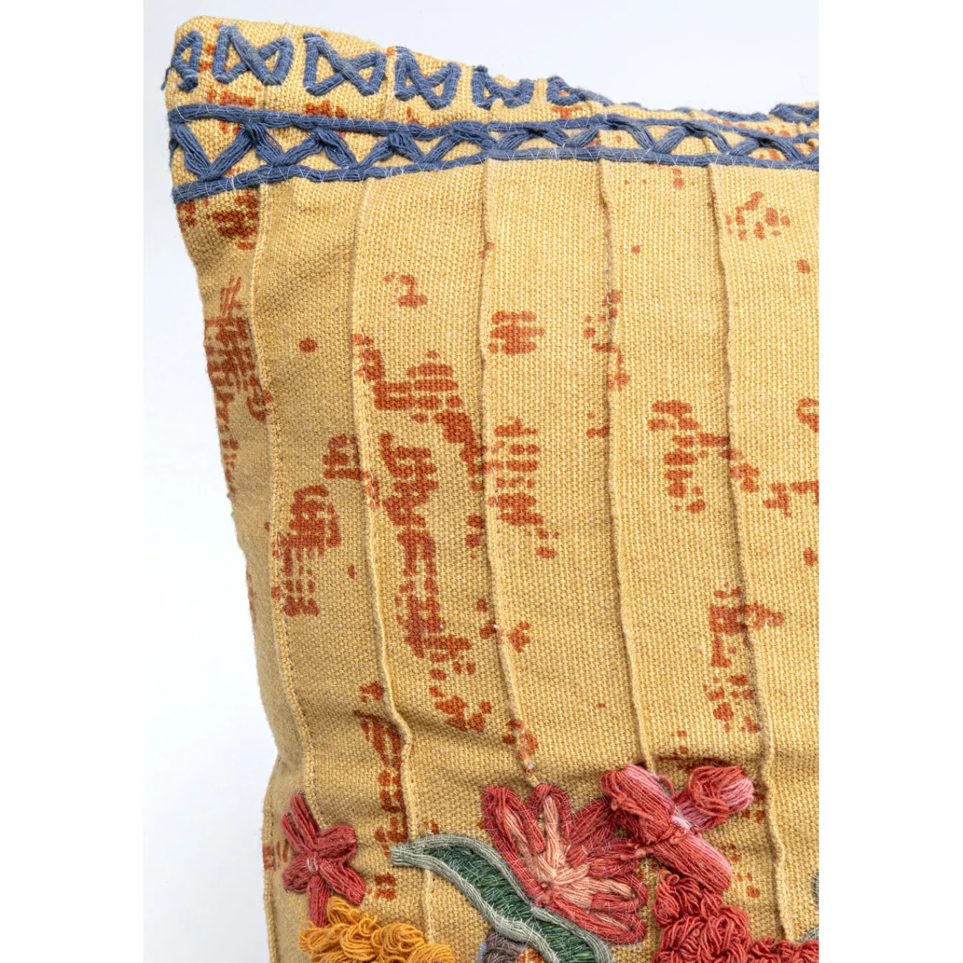 KARE Design Coussin Textured Tassels 50X35Cm